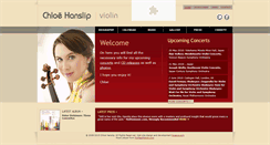 Desktop Screenshot of chloehanslip.com